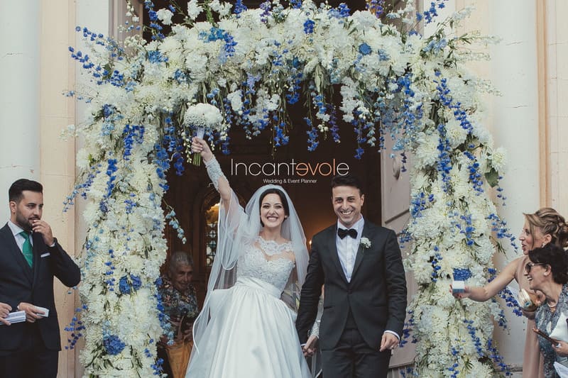 bouquet di Francesca sposa ad Amalfi