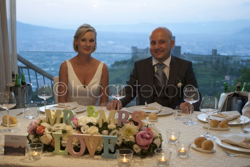 matrimonio stile inglese - tavolo degli sposi