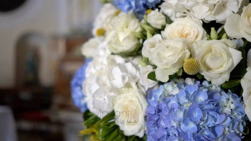 decorazione floreale del matrimonio